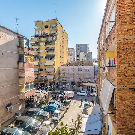 Pazari I Ri - Self Check-in - Fast Wifi - Late Check-out Daire Tiran
